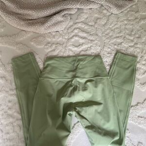 Lululemon Athletica Green Leggings High-Waisted Performance
